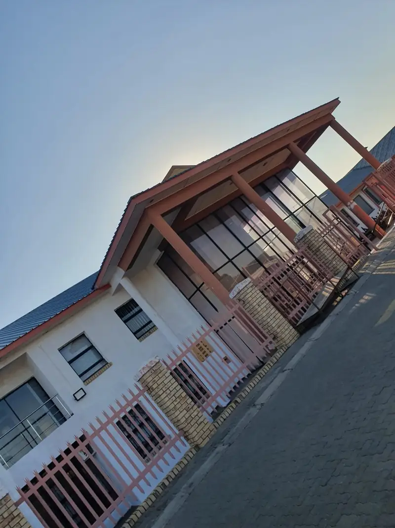 Completed building facade