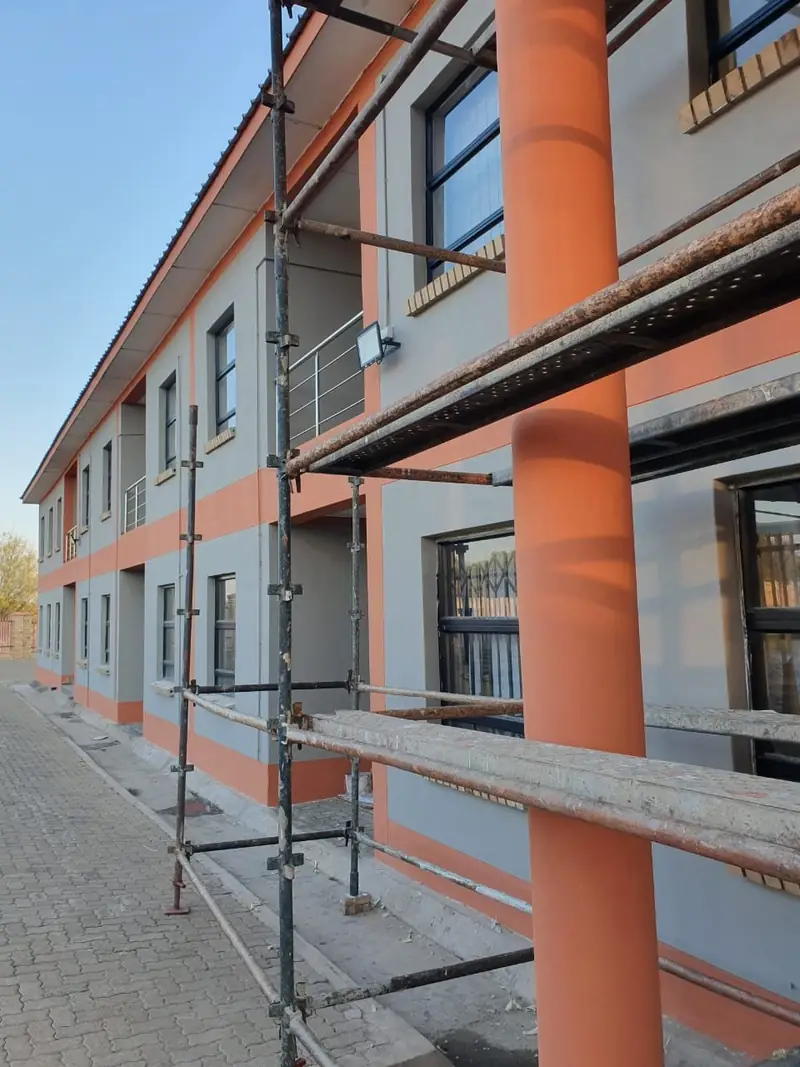 Multi-unit residential block under construction